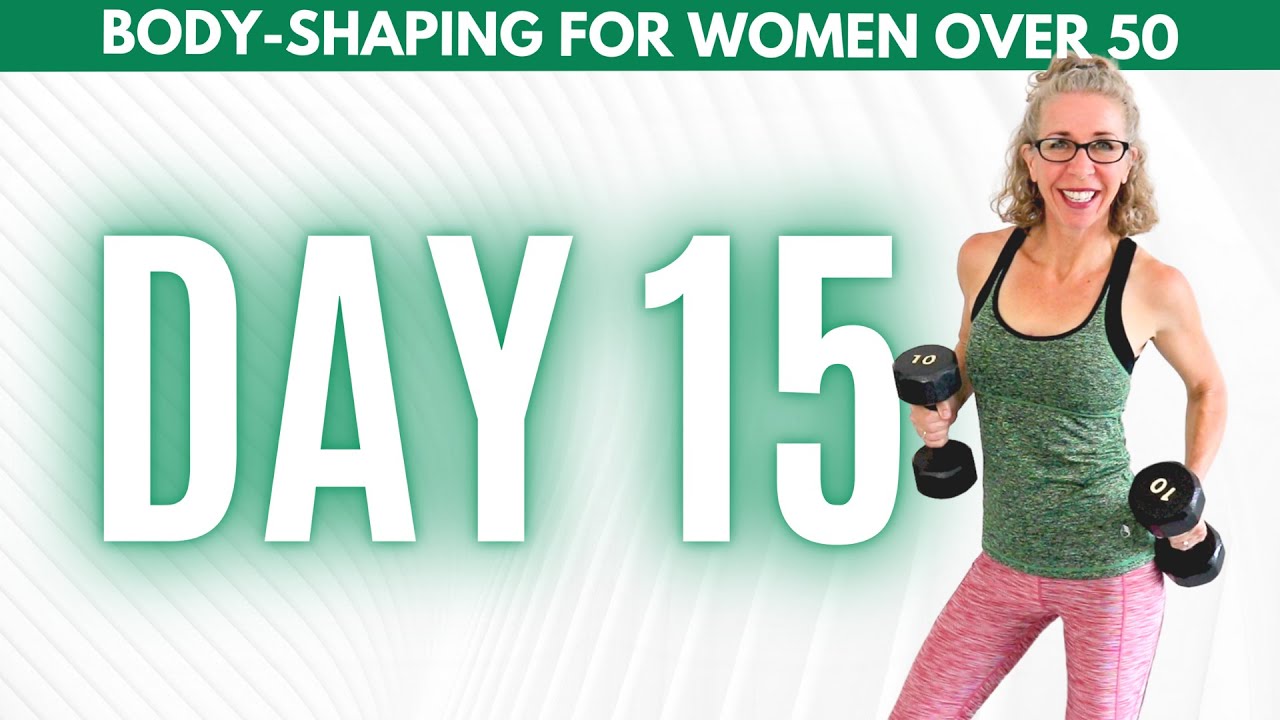 PUSH DAY Strength 💪 Day 15 💪 Body Shaping for Women over 50