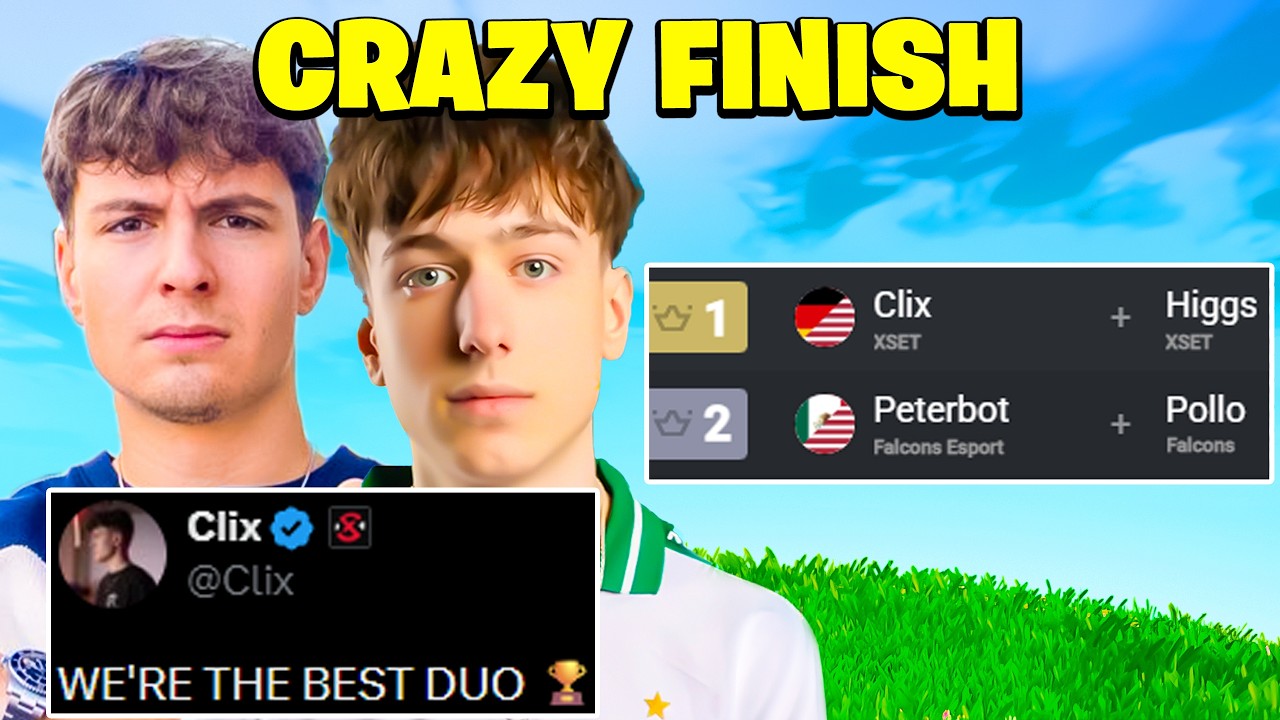 Clix FINALLY BEATS Peterbot to WIN Finals... (INSANE ENDING!)