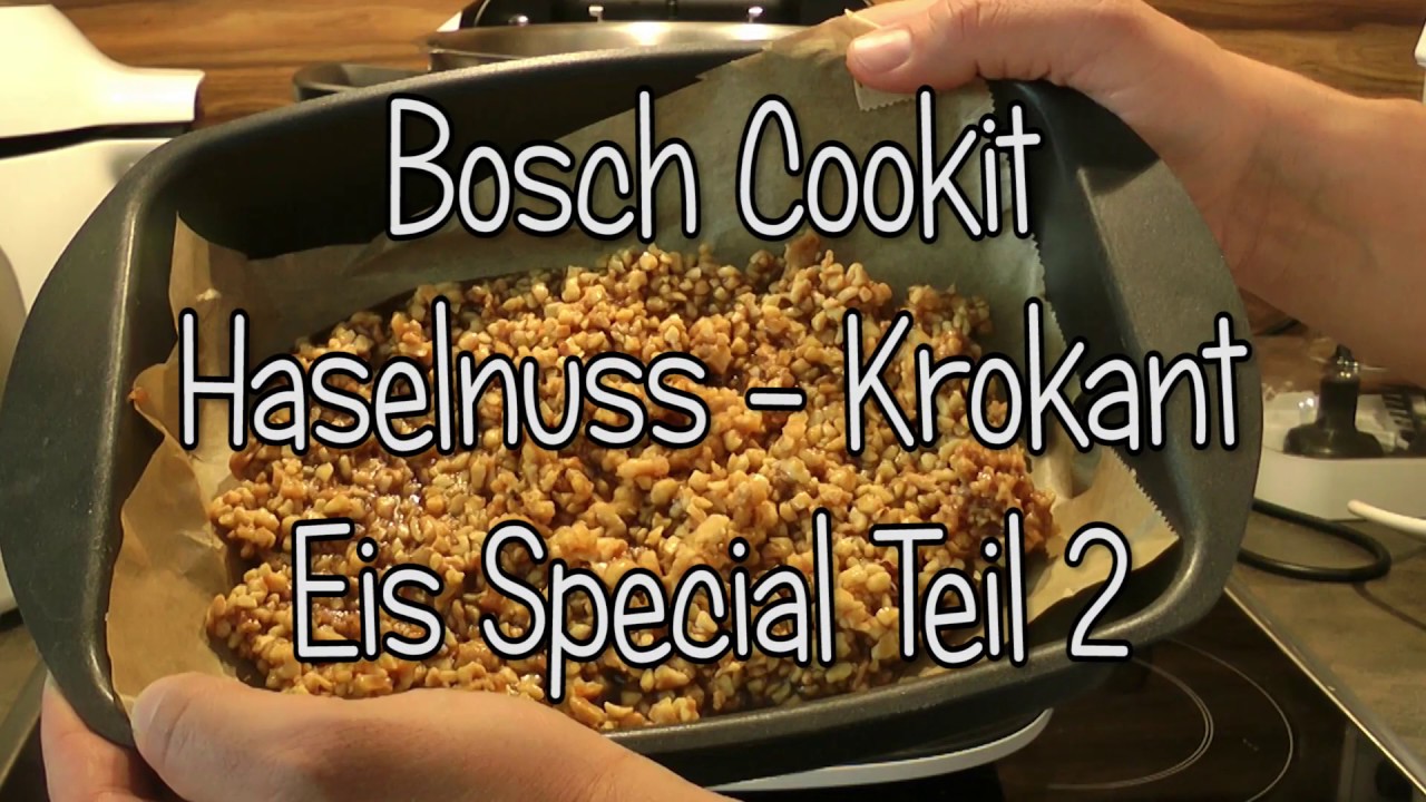 Haselnuss Krokant im Bosch Cookit - Test Teil 40 - Karamellisieren