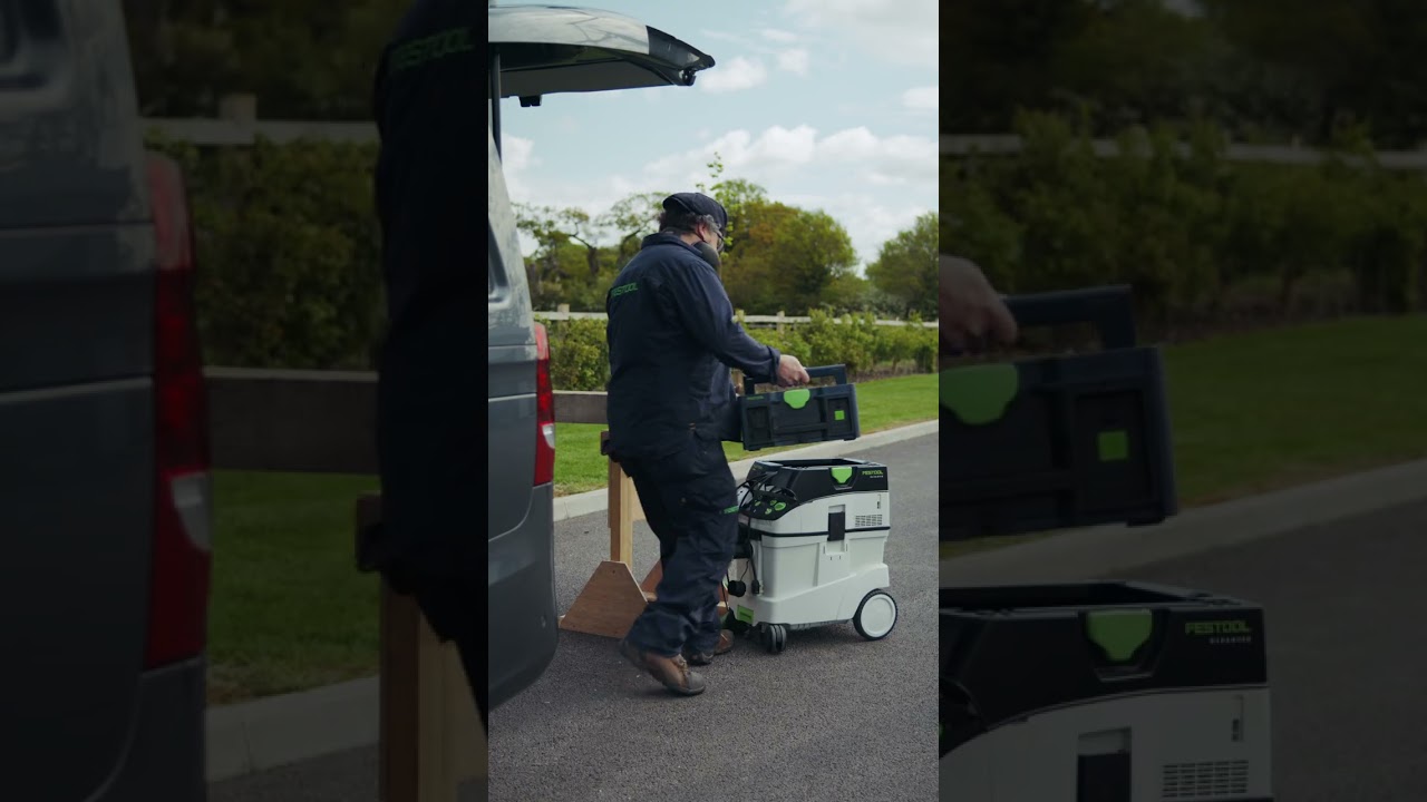 Need to work outdoors? It's easy with the Festool SYS-PowerStation.