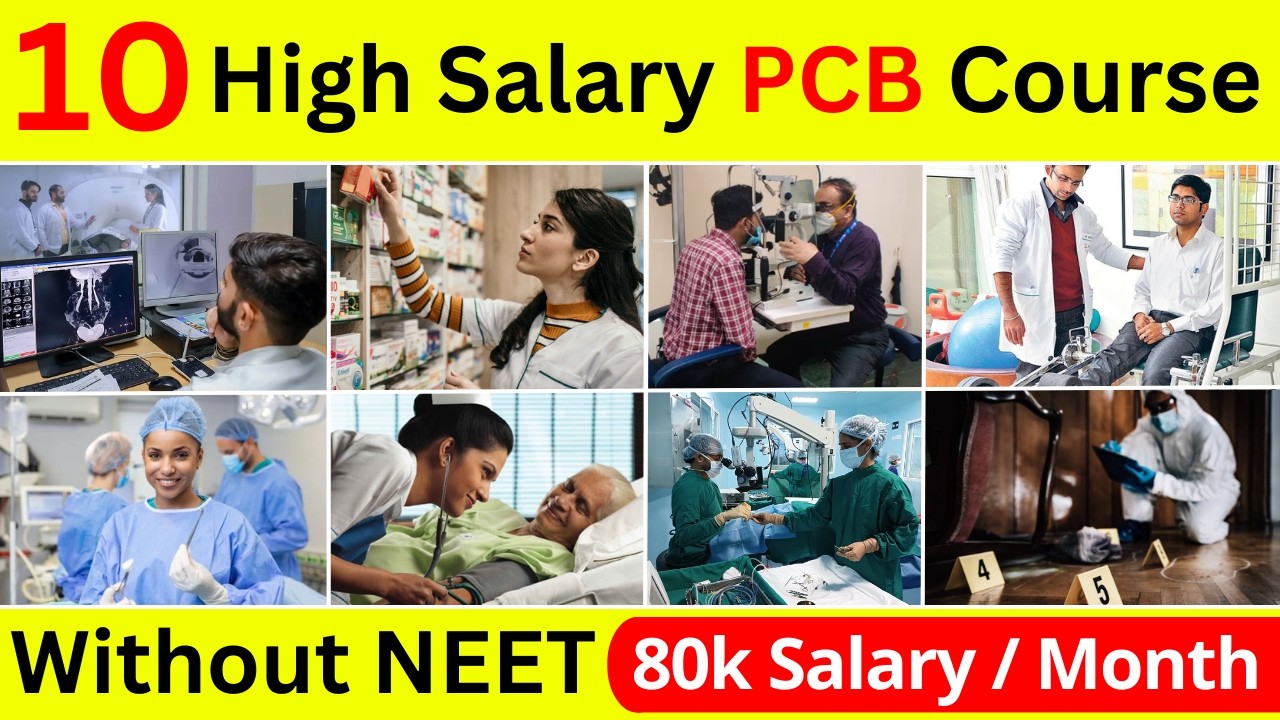 10 High Salary PCB Courses Without NEET 2026