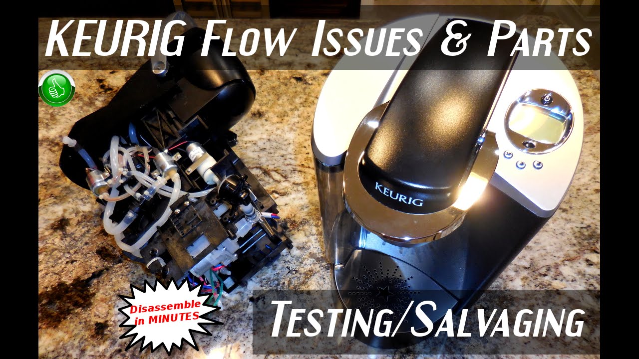 KEURIG Disassembly & Parts Testing(RESTRICTED Flow Issue)