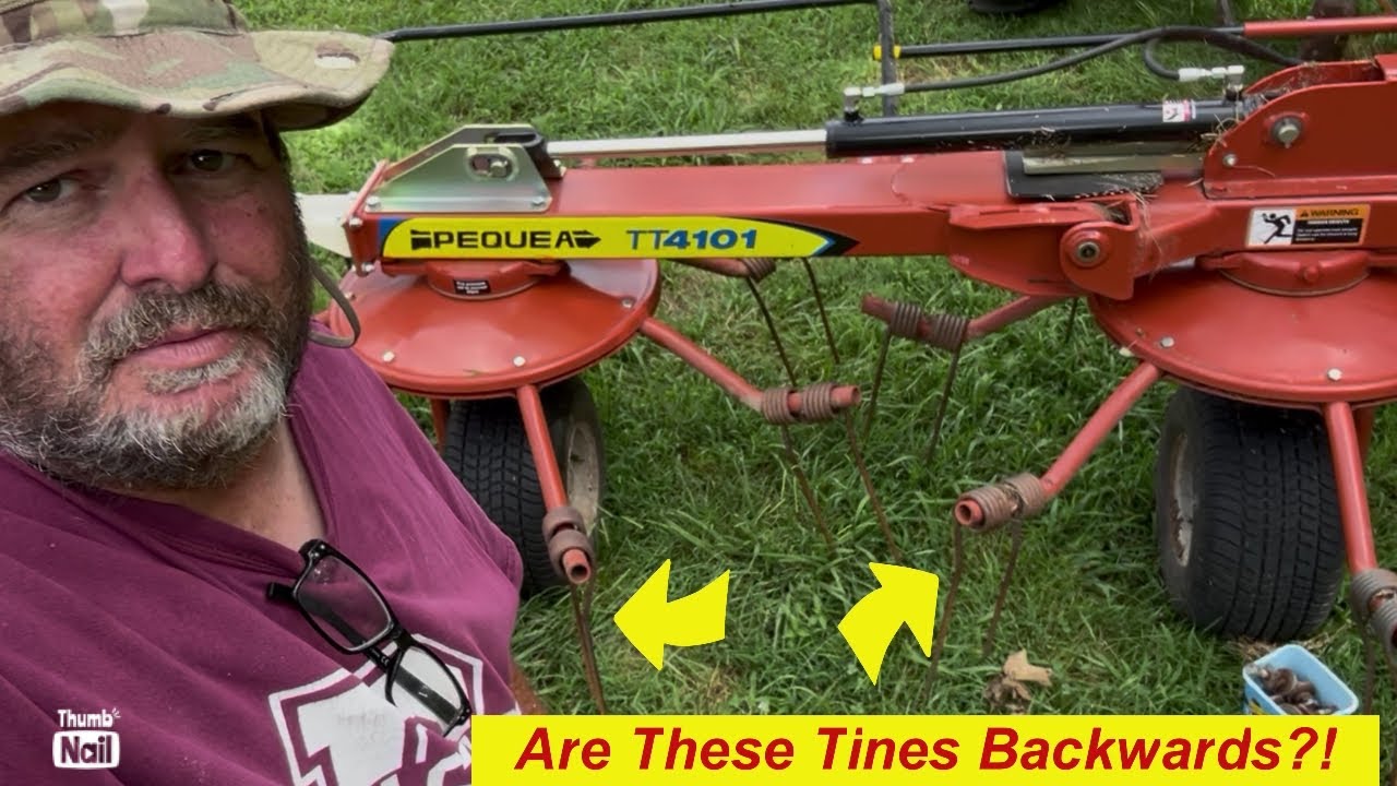 Frustrated:  I’m Making Windrows with Pequea TT4101 Turbo Tedder | Tine Adjustment Troubleshooting