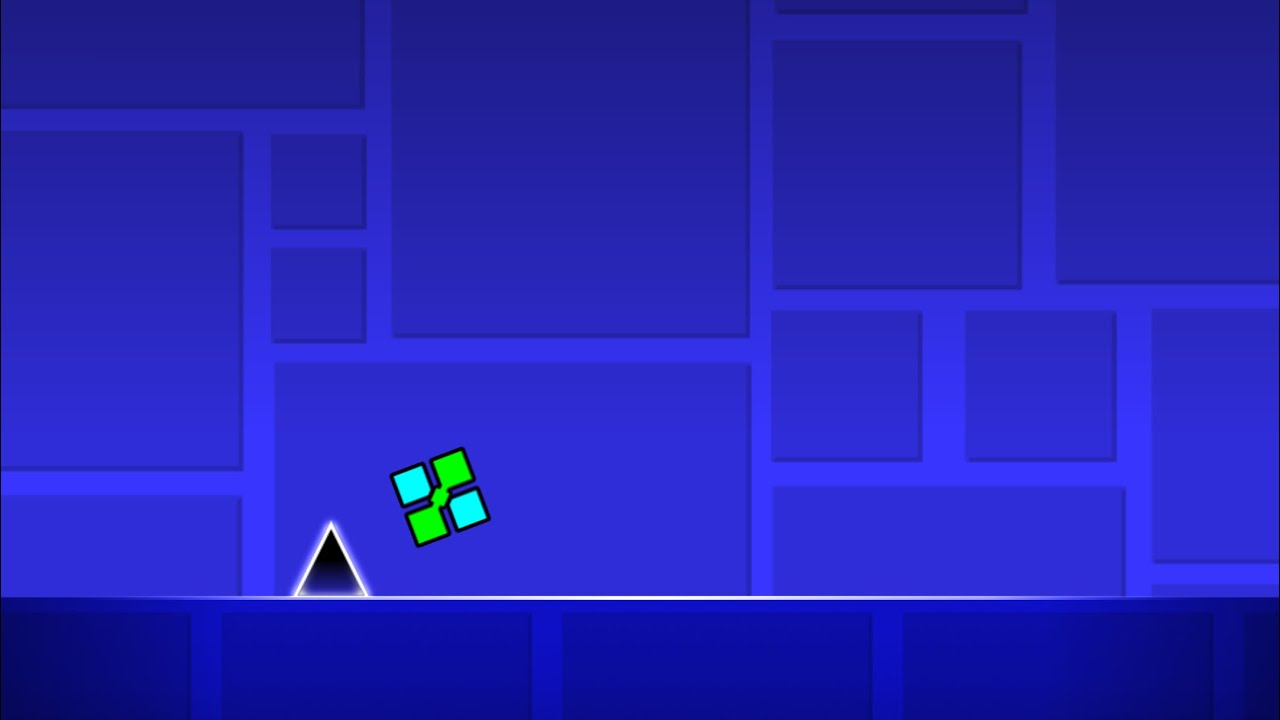 I played Geometry Dash two show my skill and levels that I made