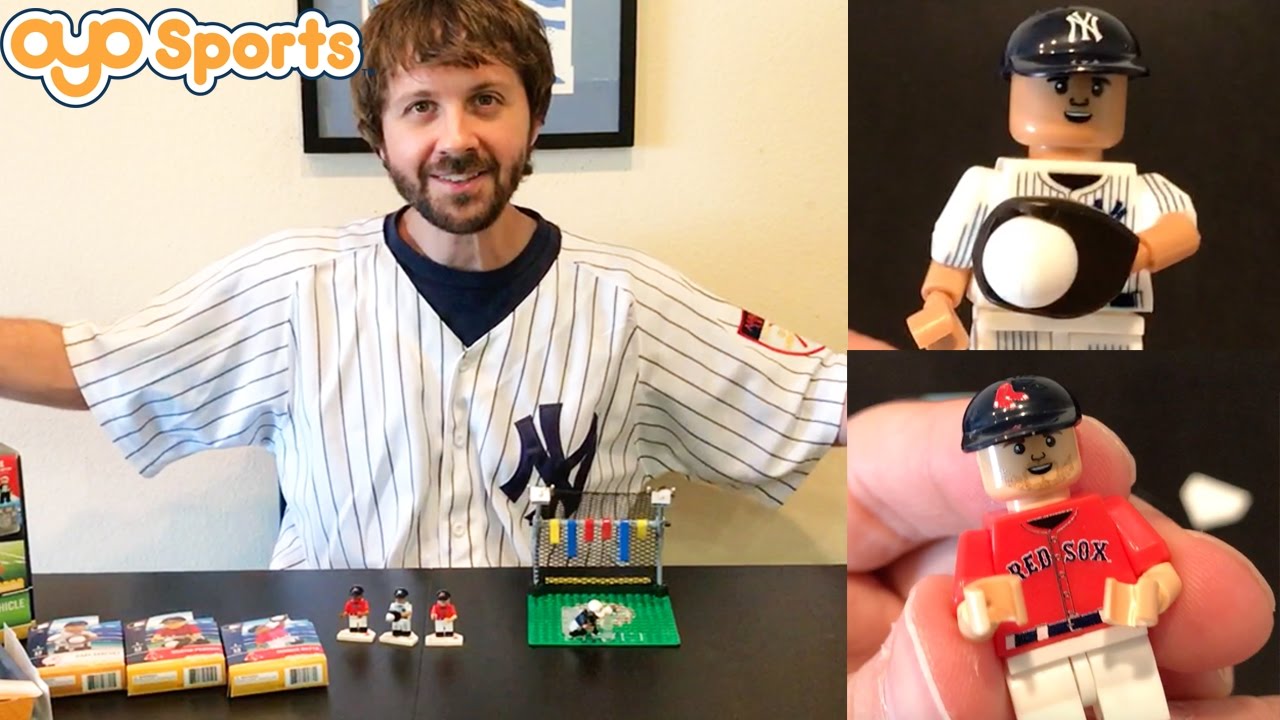 OYO SPORTS Minifigures UNBOXING & BUILD! Yankees vs Red Sox