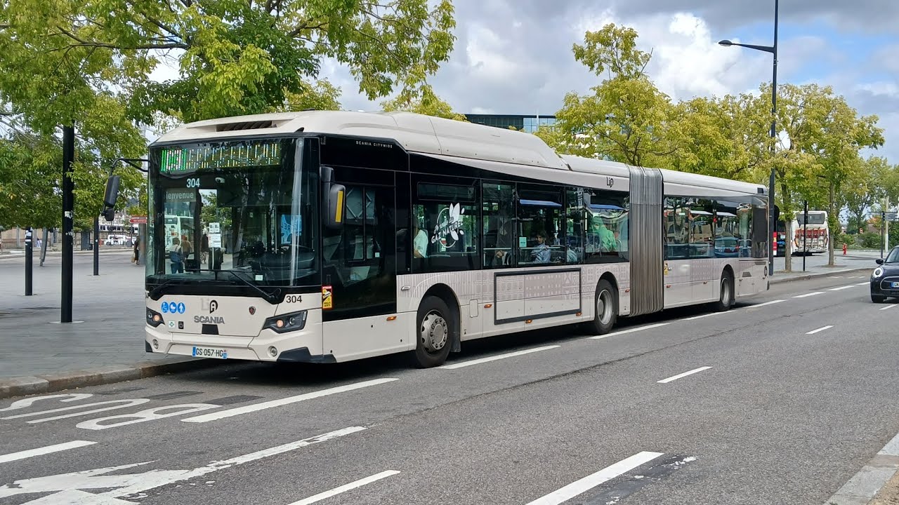 Des bus LiA dans Le Havre le 01/08/25