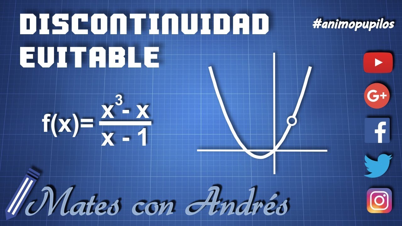Discontinuidad evitable de una función racional BACHILLERATO MATEMÁTICAS