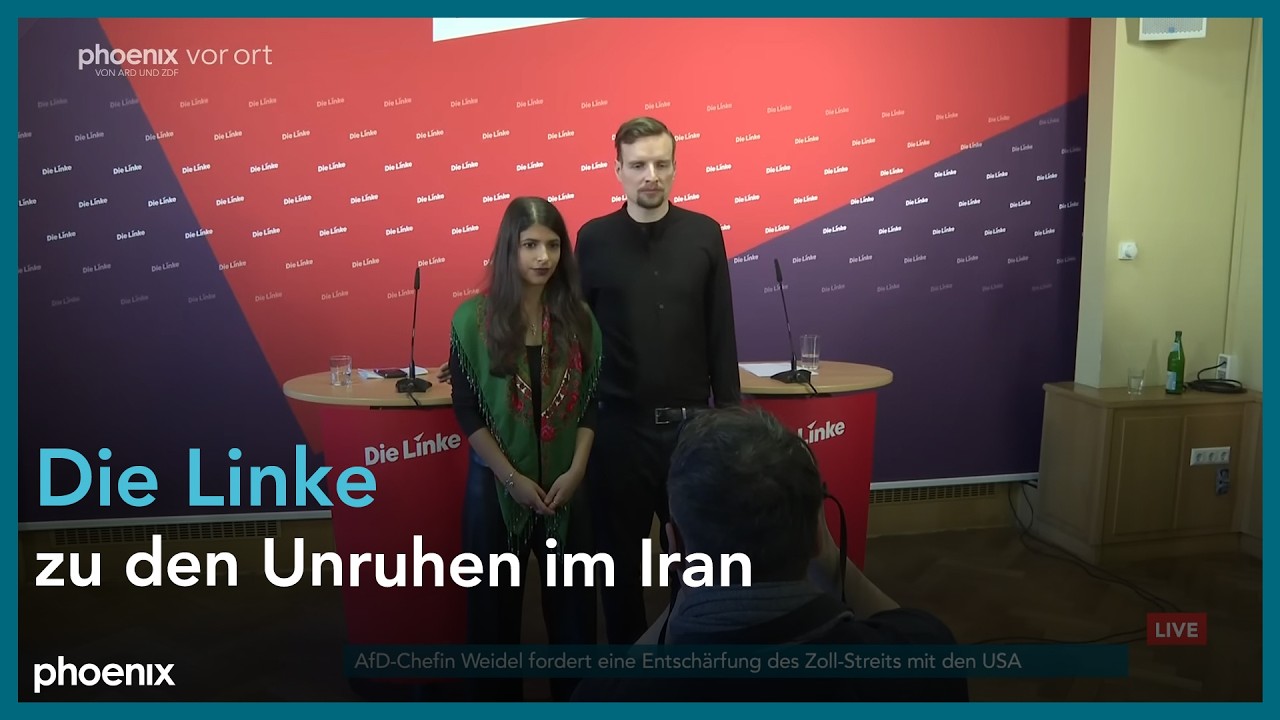DIE LINKE: Janis Ehling & deutsch-iranische Aktivistin Daniela Sepehri | 19.01.2026