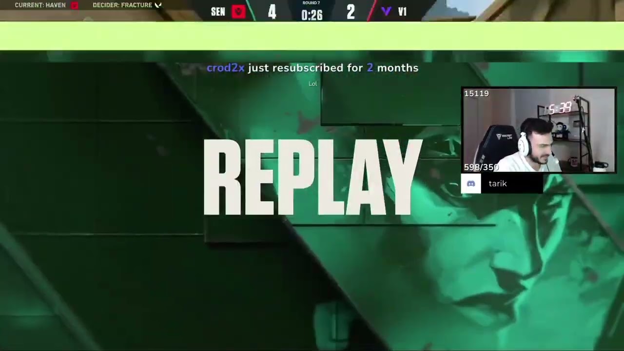 Tarik reacts to V1 Zander DESTROYING Sentinels #v1vssen #vctclips #v1zander