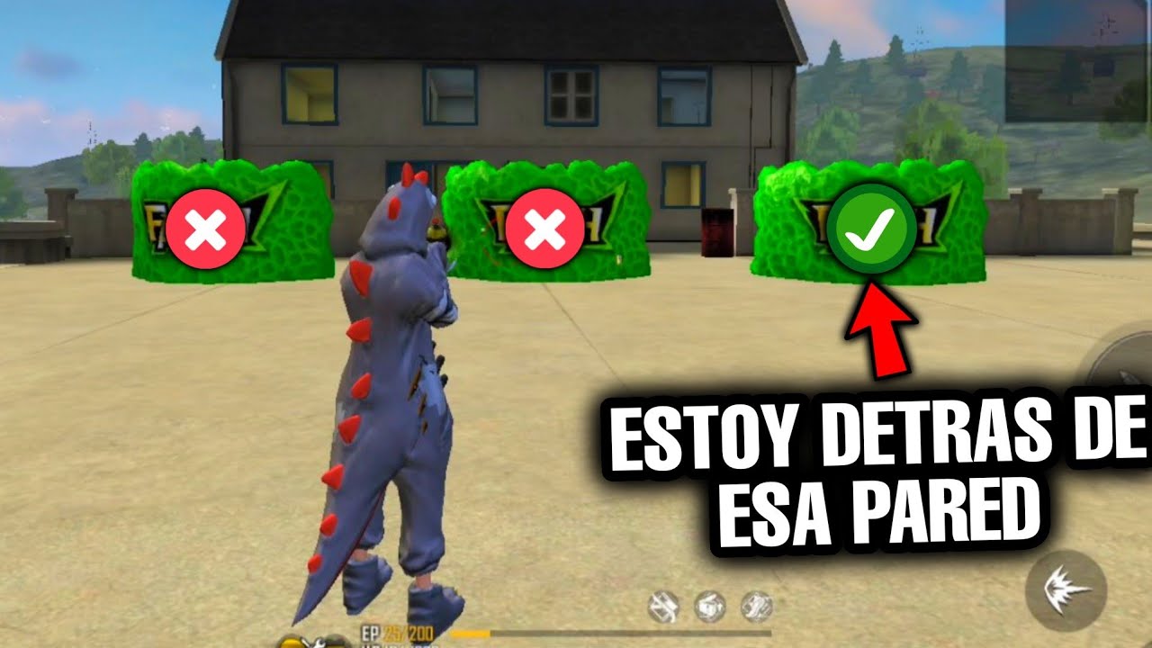 MI MAMÁ TIENE QUE ADIVINAR DETRAS DE CUAL PARED ESTOY!! FREE FIRE *¿Trampa?*