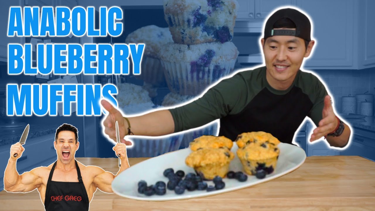 GREG DOUCETTE ANABOLIC COOKBOOK 2.0 l Blueberry Muffins High Protein Low Calorie Recipe Review