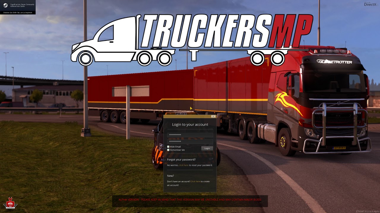 Тройные Прицепы + HCT без Финляндия (без DLC) ETS2 MP TruckersMP