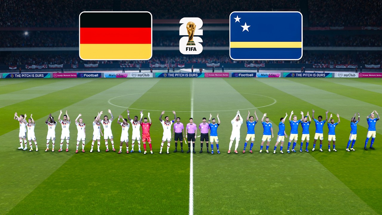 GERMANY vs CURACAO - 14 June FIFA World Cup 2026 Full Match Gameplay