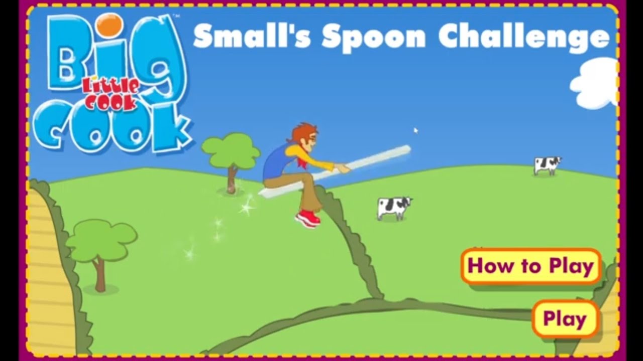 Big Cook Little Cook: Small's Spoon Challenge - Flash Game