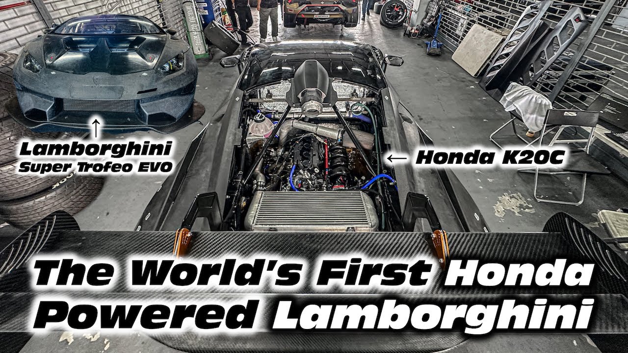 Meet HONDAGHINI! The World's First Honda Powered Lamborghini ... Built To Win A 25 Hour Race! EP1