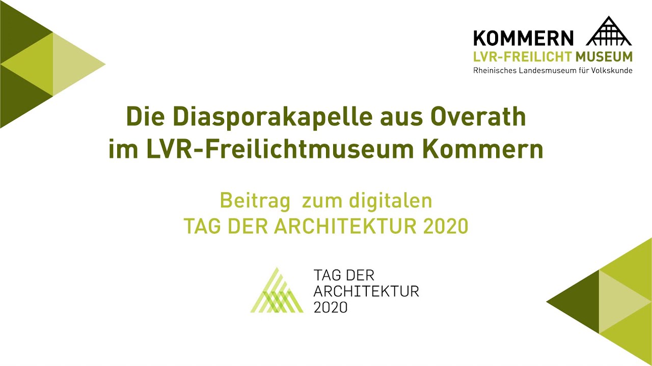 Die Diasporakapelle von Otto Bartning im LVR-Freilichtmuseum Kommern