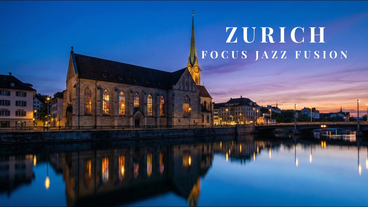 Focus Jazz Fusion – Smooth Sax, Deep Keys (4K) | Zurich