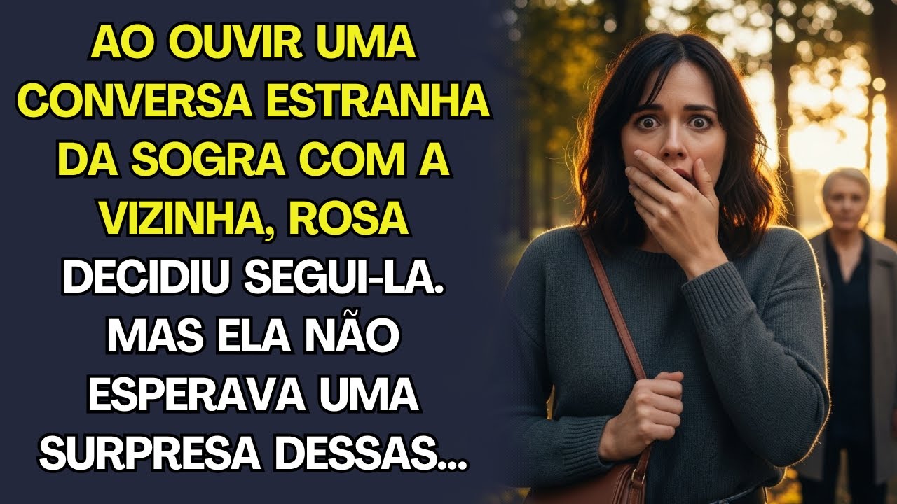 Depois de ouvir uma conversa estranha entre a sogra e a vizinha, Rosa decidiu segui la…