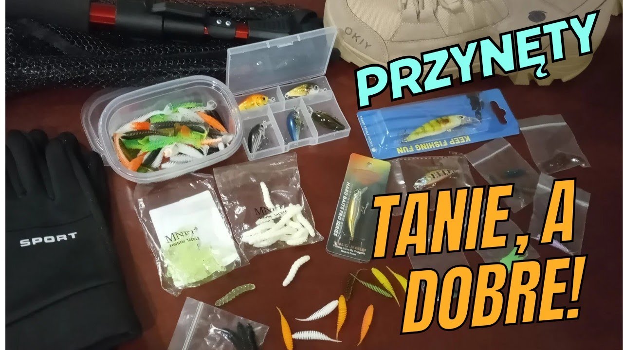 TANIE PRZYNĘTY I AKCESORIA WĘDKARSKIE Z TEMU I ALIEXPRESS cz. 2