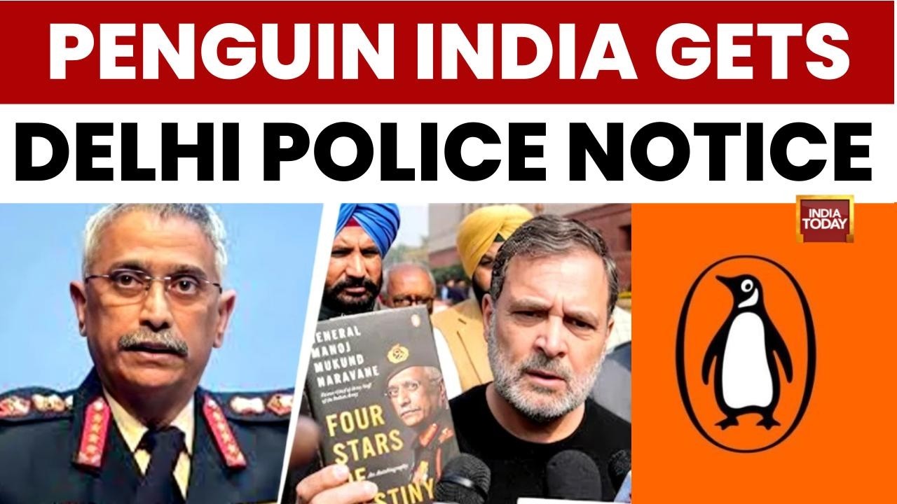 Delhi Police Special Cell Issues Notice To Penguin Random House Over Book Leak | India Today News