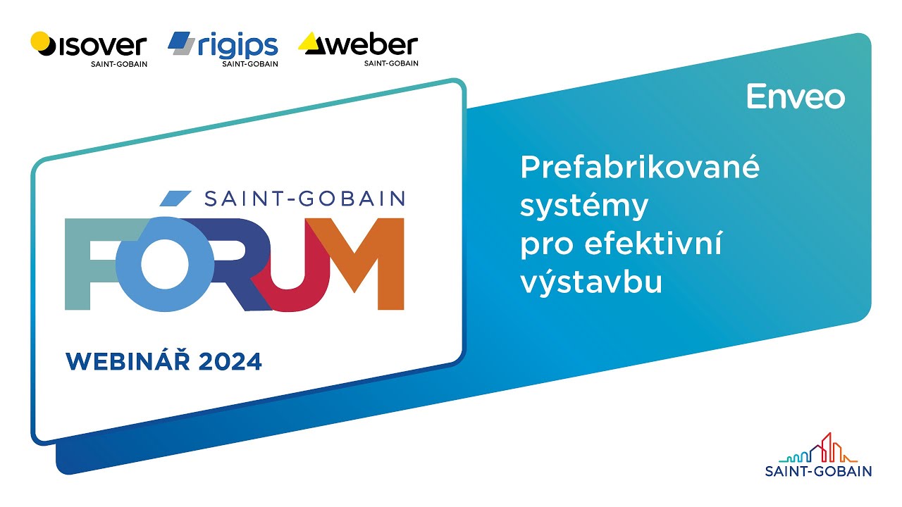 Webinář ISOVER, RIGIPS, WEBER | Prefabrikované systémy pro efektivní výstavbu