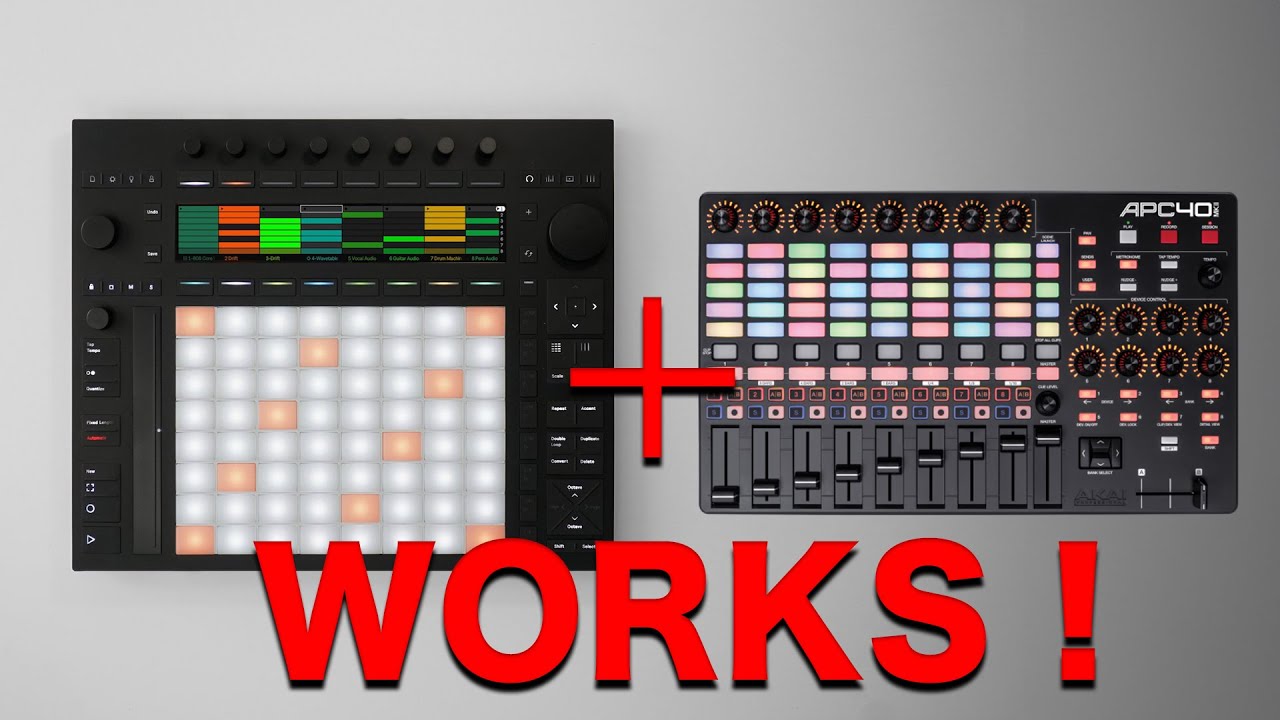 Controlling Ableton PUSH 3 from AKAI APC 40 MK2 ?