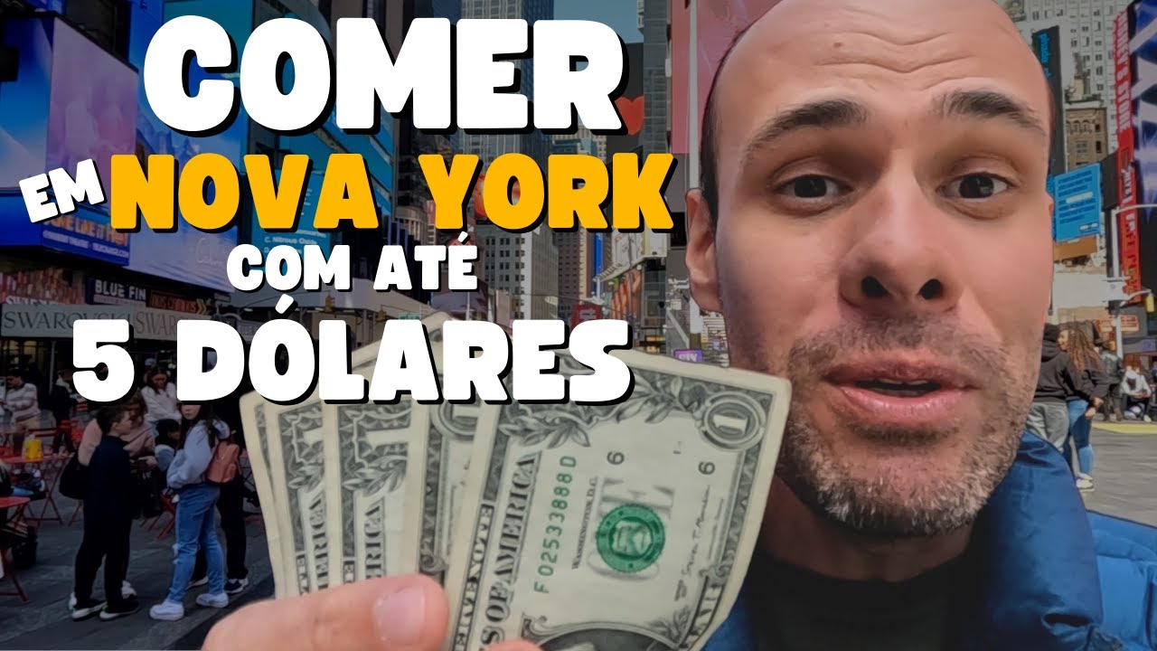 6 Lugares para comer BARATO em Nova York com até 5 DÓLARES