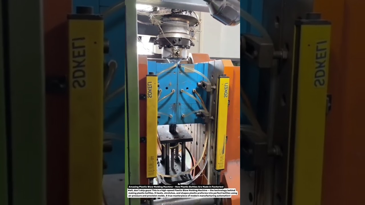 Amazing Plastic Blow Molding Machine &ndash; How Plastic Bottles Are Made in Factories!.