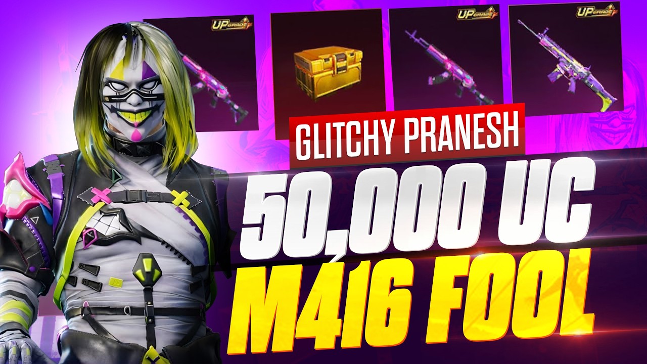 🔥FOOL M416 Crate Opening l UC Up Event is here l Anniversary crate Fool set crate opening BGMI