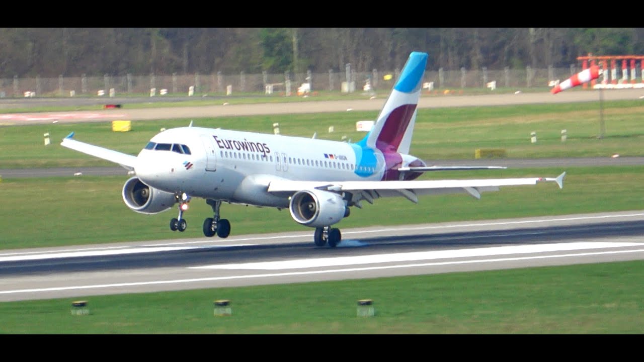 [4K] Plane spotting Landings and Departures at Düsseldorf Airport [DUS]