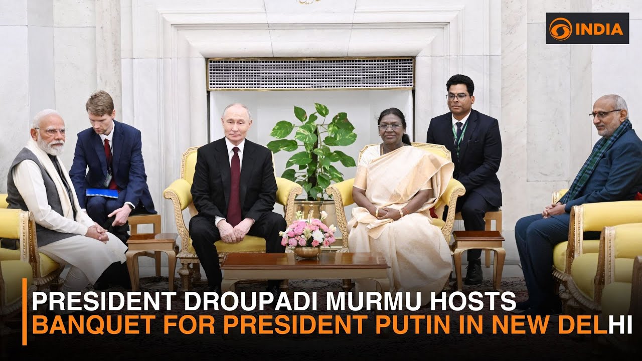 President Droupadi Murmu Hosts Banquet for President Putin in New Delhi