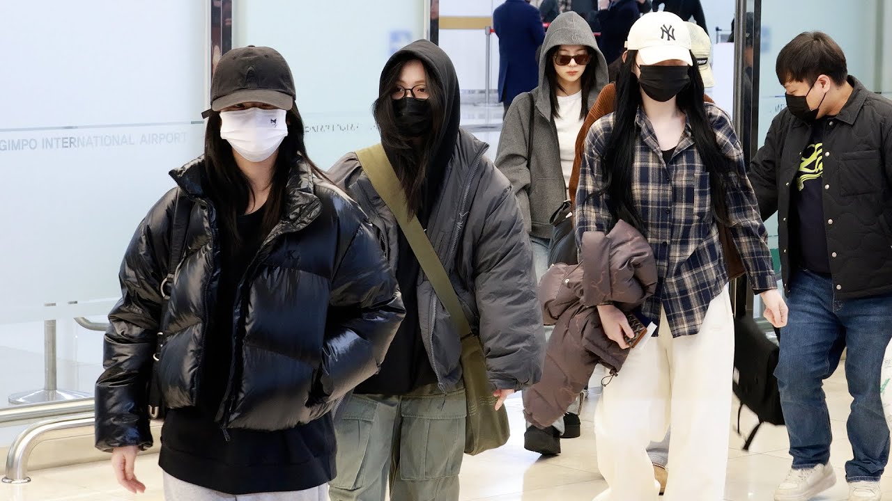 있지 (ITZY) 김포공항 입국 직캠 GIMPO AIRPORT ARRIVAL | 2025.01.20
