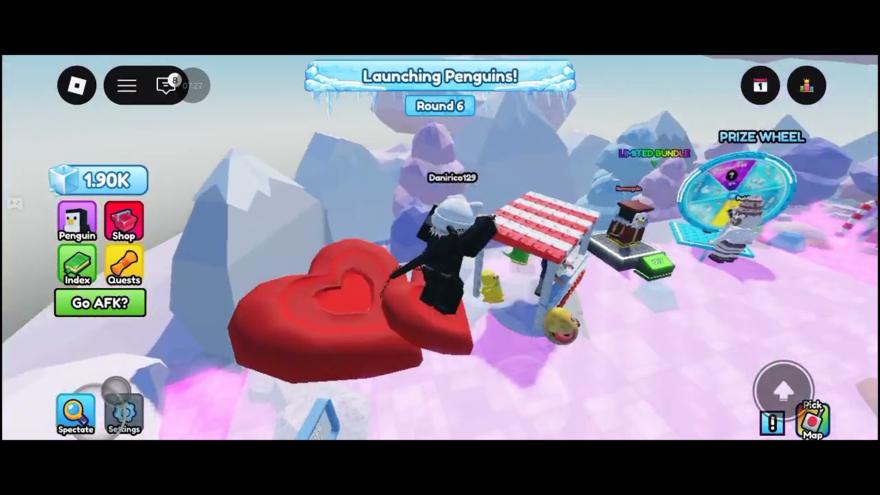 Joguei pinguim 🐧 no Roblox 