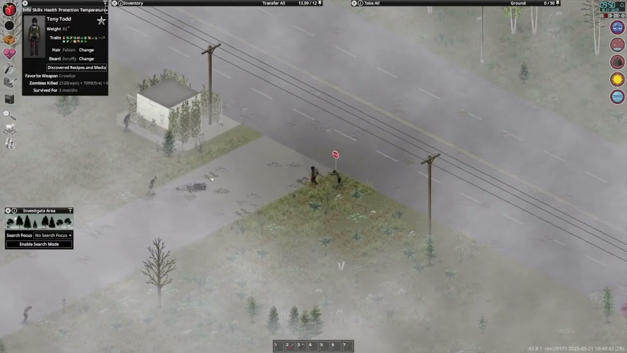 Tony Todd Tried To Survive Project Zomboid's CDDA Challenge In Build 42 (Part 39)