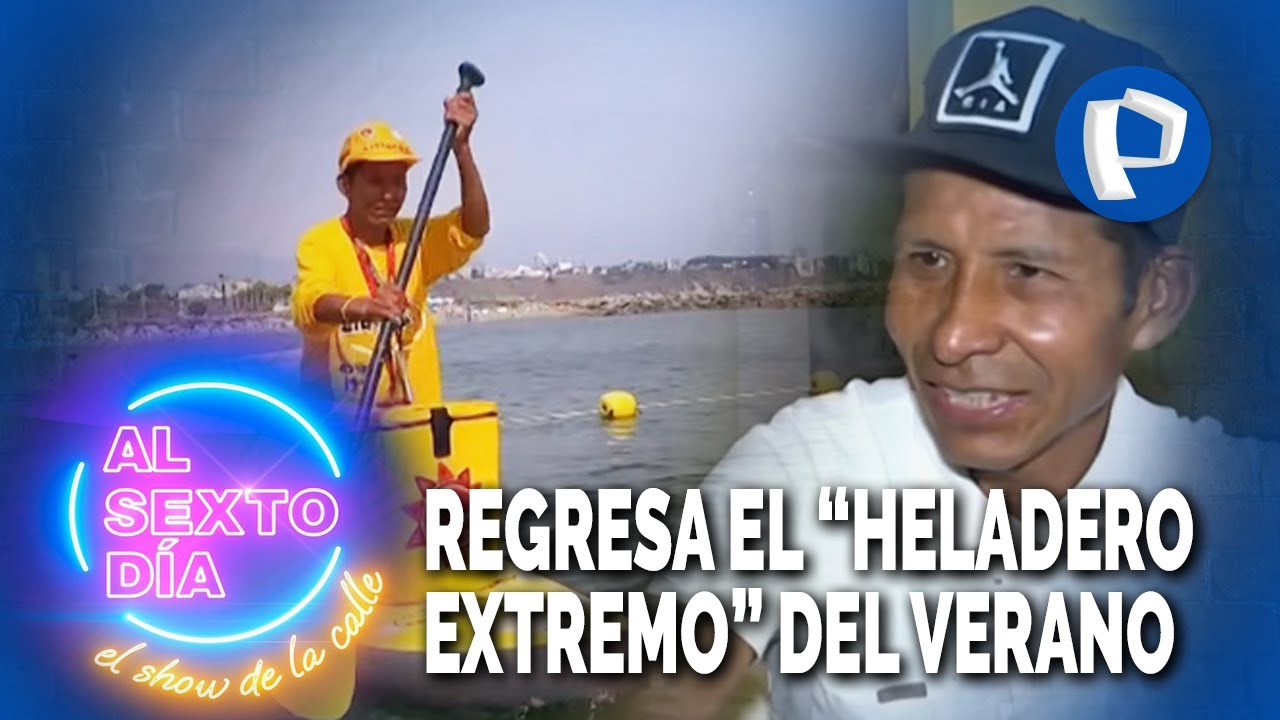 Regresa el “Heladero Extremo” del verano a la playa de Agua Dulce