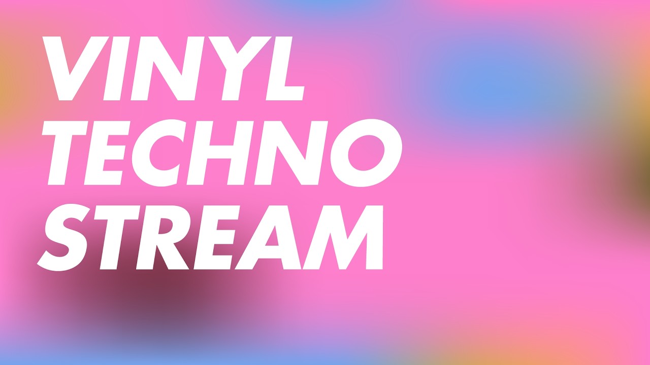 Vinyl Techno Stream - Thursday grooves! 💿