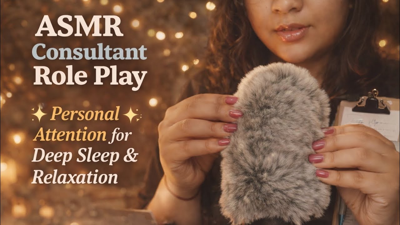 ASMR Consultant Role Play ✨ Personal Attention for Deep Sleep & Relaxation
