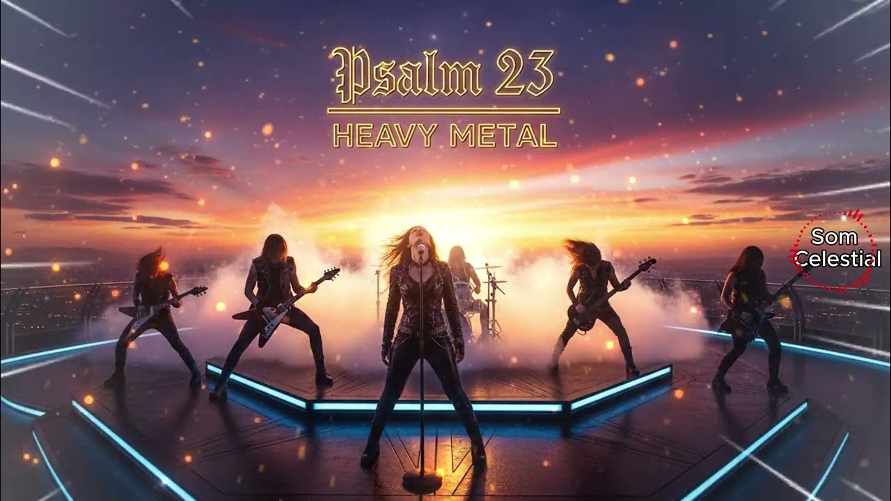 SALMO 23 EM HEAVY METAL | O SENHOR É MEU PASTOR | Som Celestial