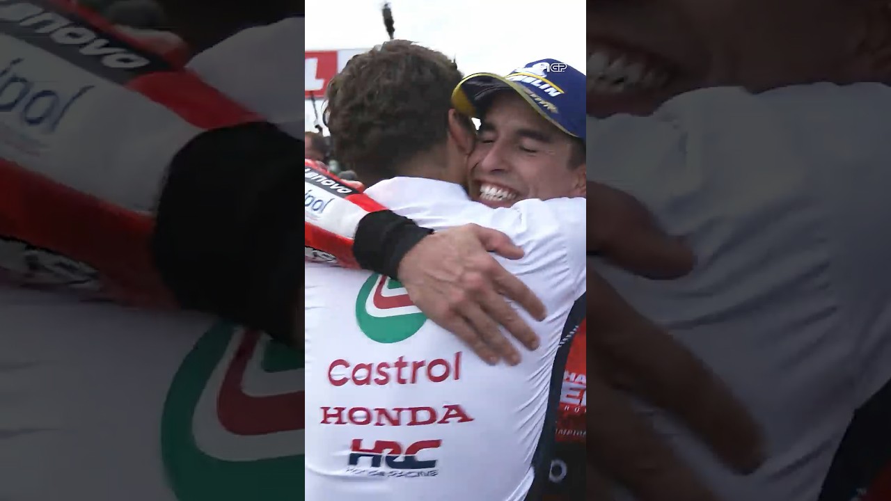 Honda congratulates Marc 🤝