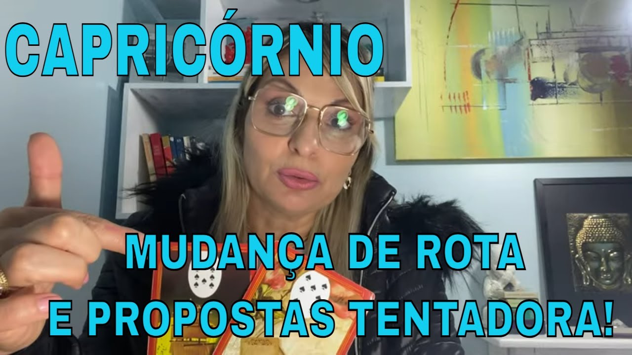 CAPRICÓRNIO ♑️ Mudança de rota e proposta de relacionamento sério!