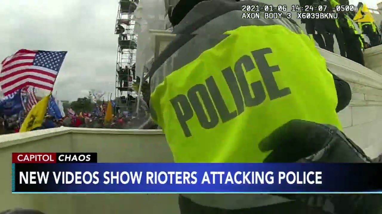 New videos show Jan. 6 US Capitol riot from officers' point of view
