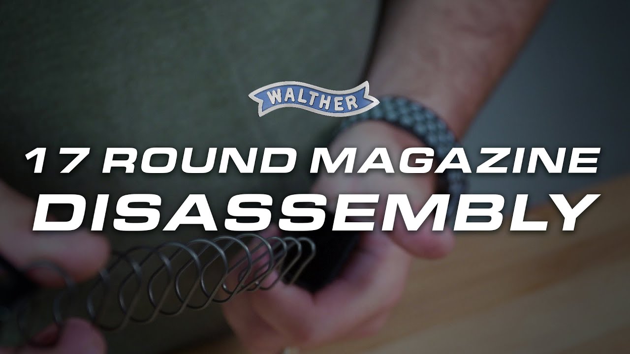 Walther Arms 17 Round PPQ Magazine Disassembly