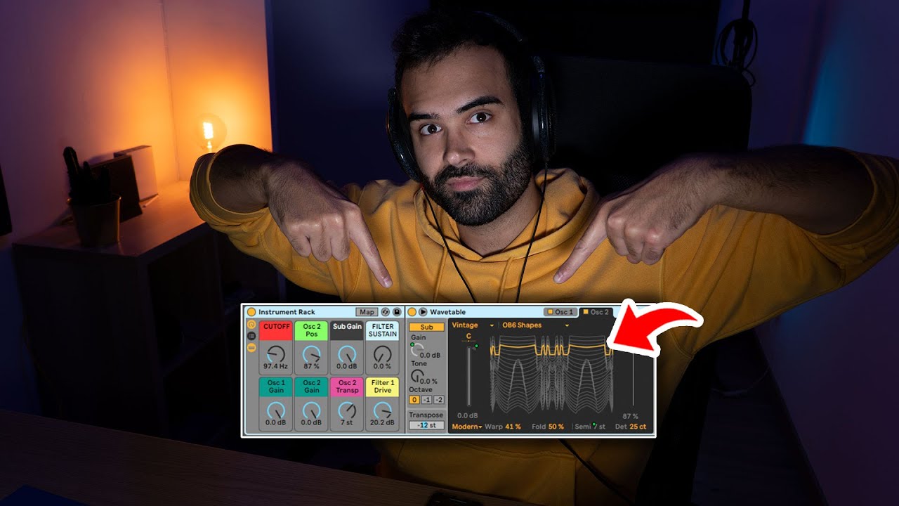 Cómo hacer TECHNO BASS con Wavetable | Tutorial Ableton Live 10
