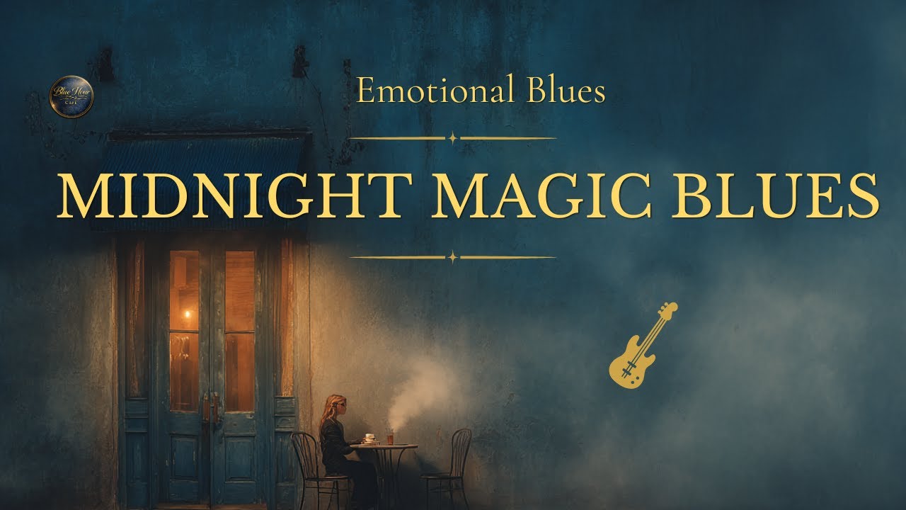 Midnight Magic Blues | Emotional Blues Instrumental - Blue Hour Café Session (Vol. 4)