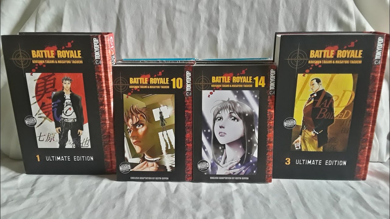 Unboxing Battle Royale Complete Manga Series