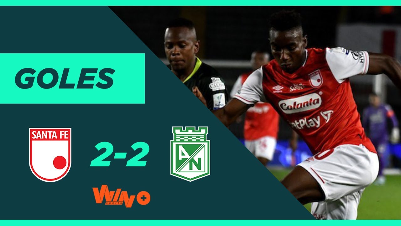 Santa Fe vs. Nacional (2-2) Liga BetPlay Dimayor 2020-1 Fecha 8