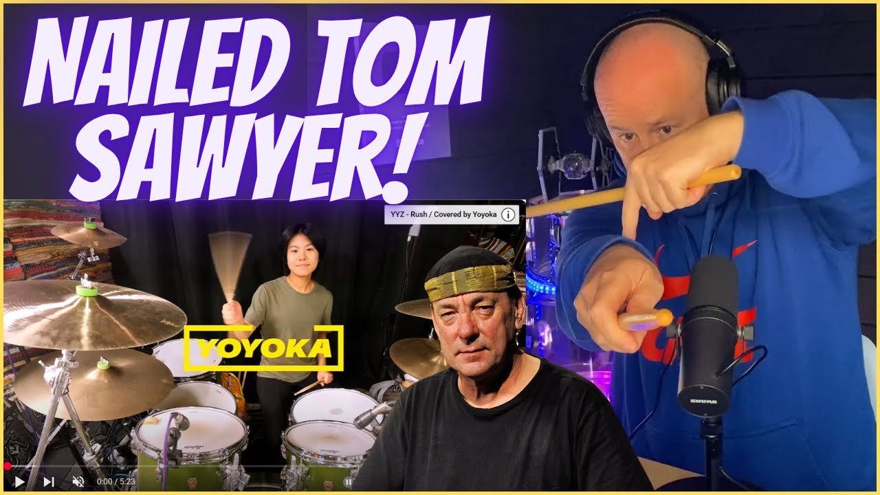 Drum Teacher Reacts: YOYOKA Covers Rush – Tom Sawyer (Best Rush Cover Ever?!)