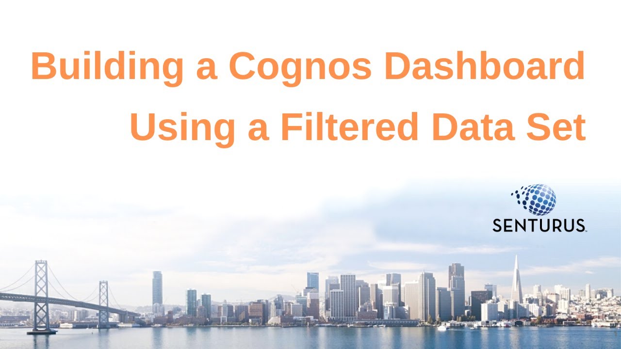 Filtered Data Set to Build a Cognos Dashboard