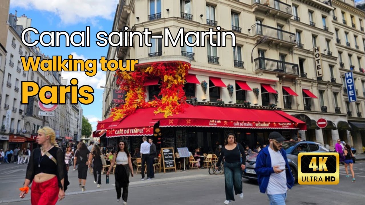 Explore PARIS Like a Local Summer Walk Along Canal Saint-Martin