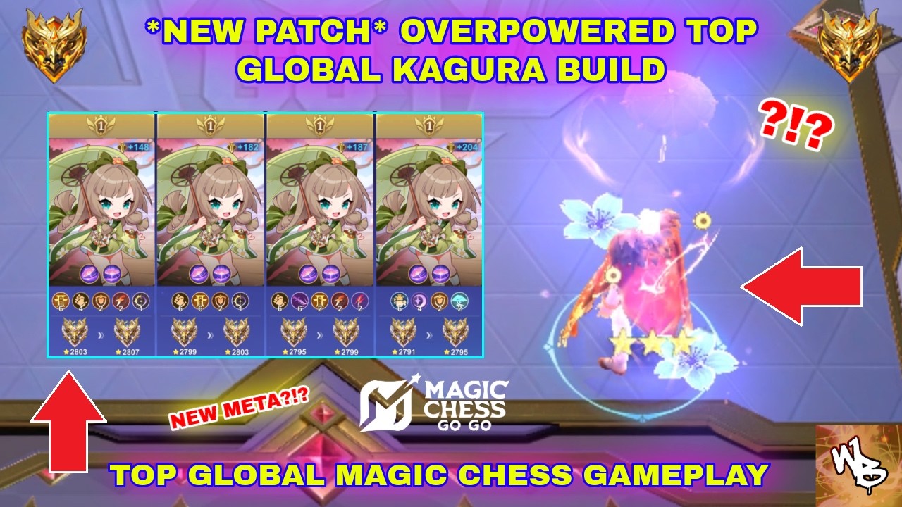 TOP GLOBAL KAGURA META COMBO AUTOWIN SEASON 5 - BEST MAGIC CHESS STRATEGY - MAGIC CHESS GO GO